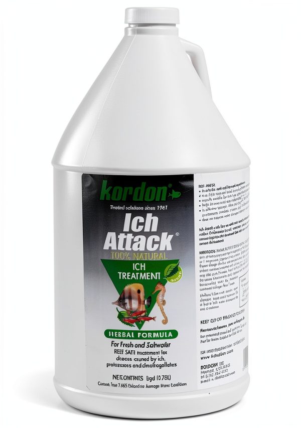 Ich Attack KORDON Disease Inhibitor 1 Gallon Organic Fish Treatment-0