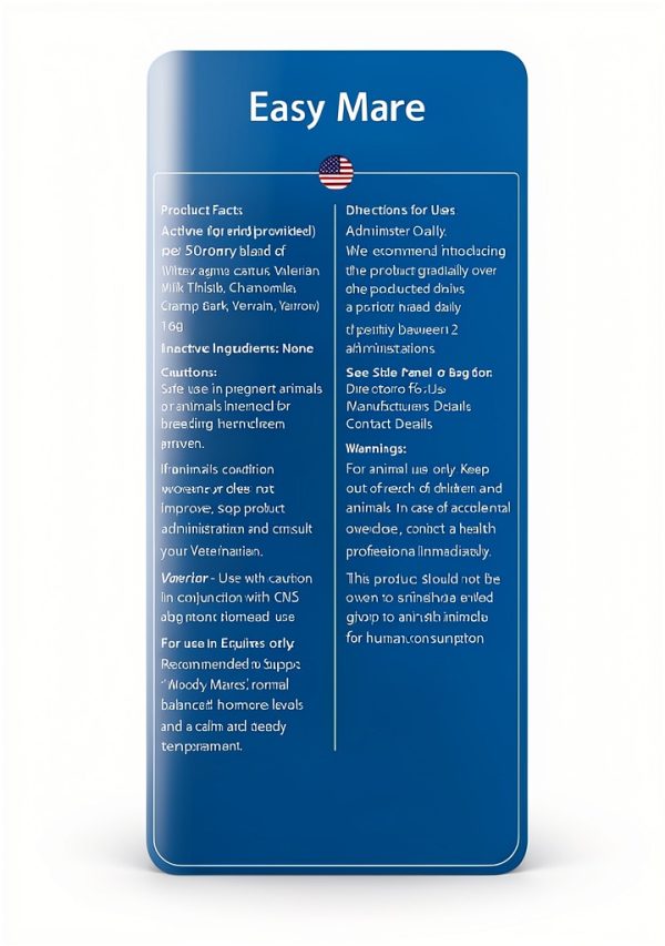 Hilton Herbs Easy Mare Hormone Balance Supplement for Mares 70049-4
